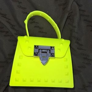 Mini Neon Studded Purse